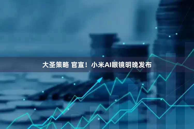 大圣策略 官宣！小米AI眼镜明晚发布